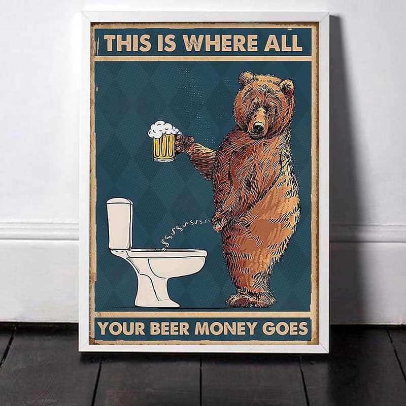 Toile Ours Vintage Bar – Image 3