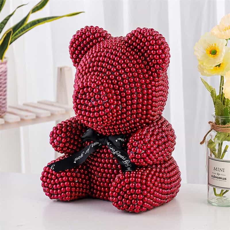 Ours Saint Valentin En Perles