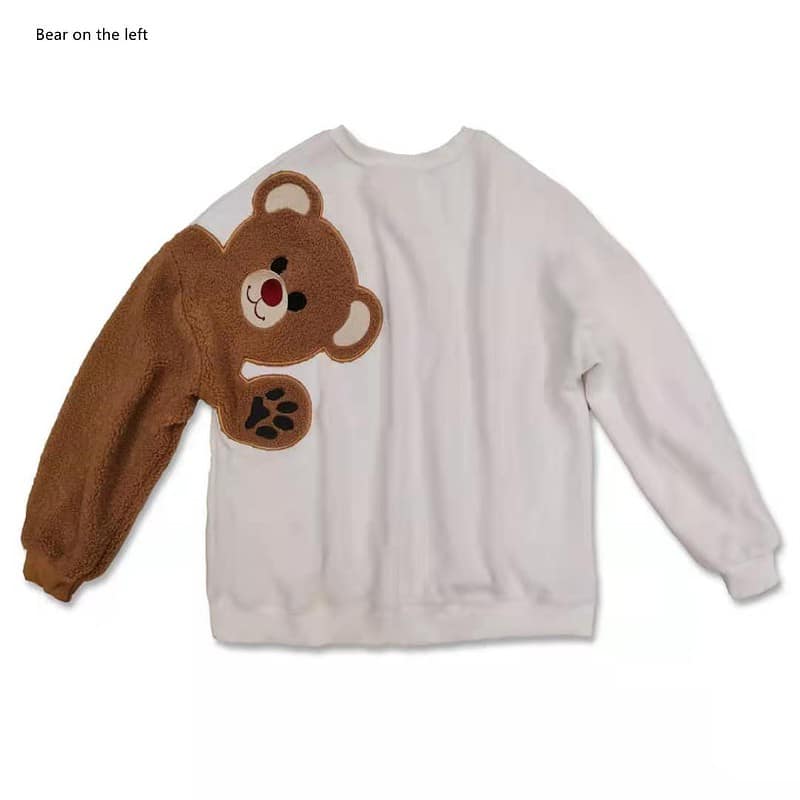 Pull Ours Brun Ras De Coup – Image 4