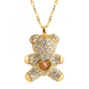 Pendentif Ourson Ruby