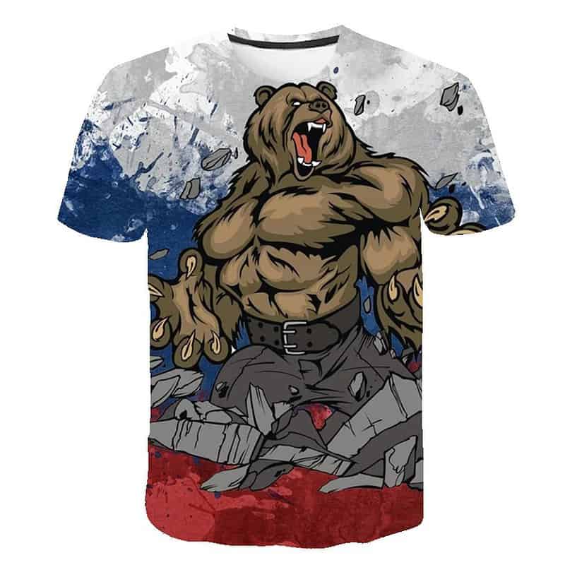 T Shirt Ours Polaire