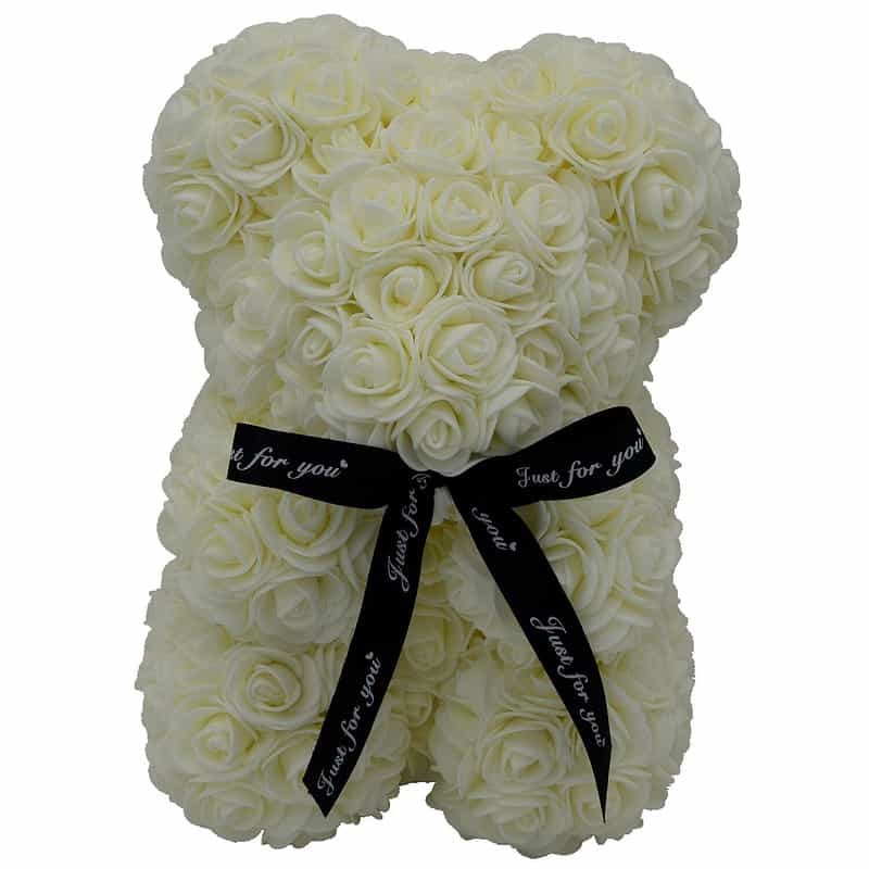 Ours Saint Valentin En Roses Éternel Couleur Orange – Image 17