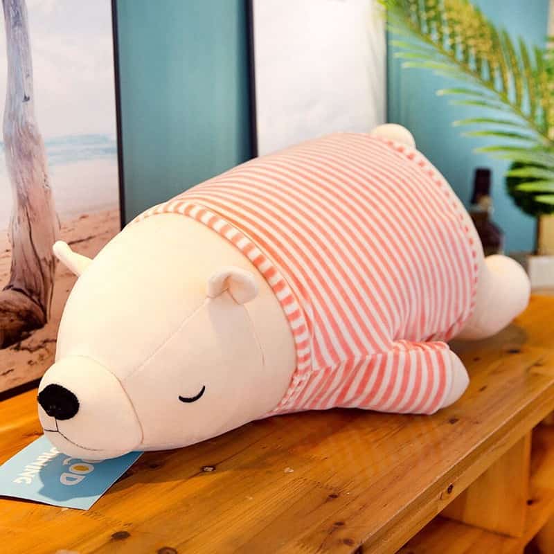 Ours En Peluche Blanc – Image 4