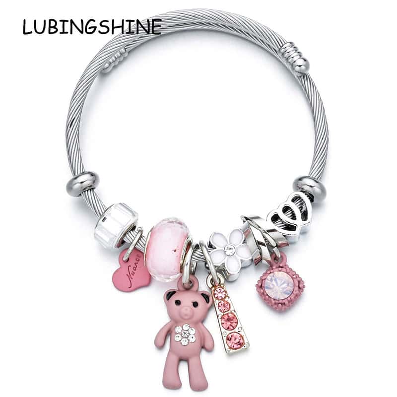 Bracelet Nounours Porte Bonheur