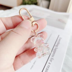 Porte Clé Ours Transparent