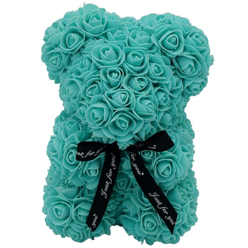 Ours Saint Valentin En Roses Éternel Couleur Orange – Image 3