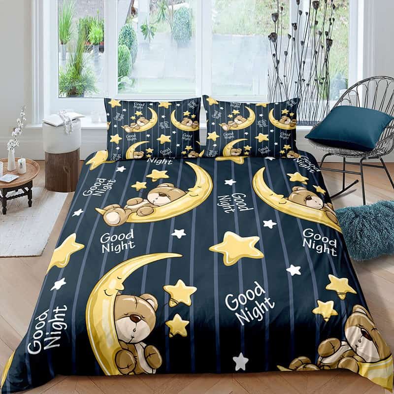Housse De Couette Ours Magique - Modèle Au Choix