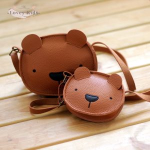 Porte Monnaie Enfant Ourson Cuir