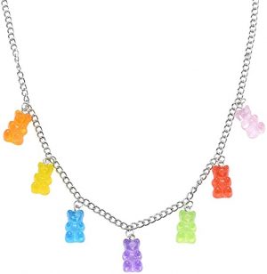 collier ourson multicolor