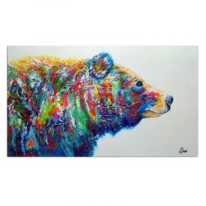 Tableau Tête Ours