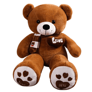 Ours en Peluche Géant Love