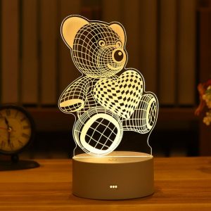 Veilleuse Ourson 3D