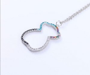 Pendentif Ourson Zirconium