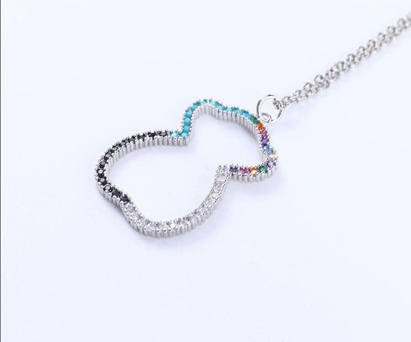 Pendentif Ourson Zirconium