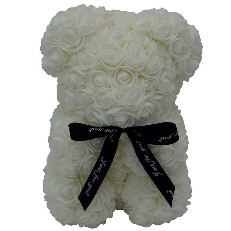 Ours Saint Valentin En Roses Éternel Couleur Orange – Image 12