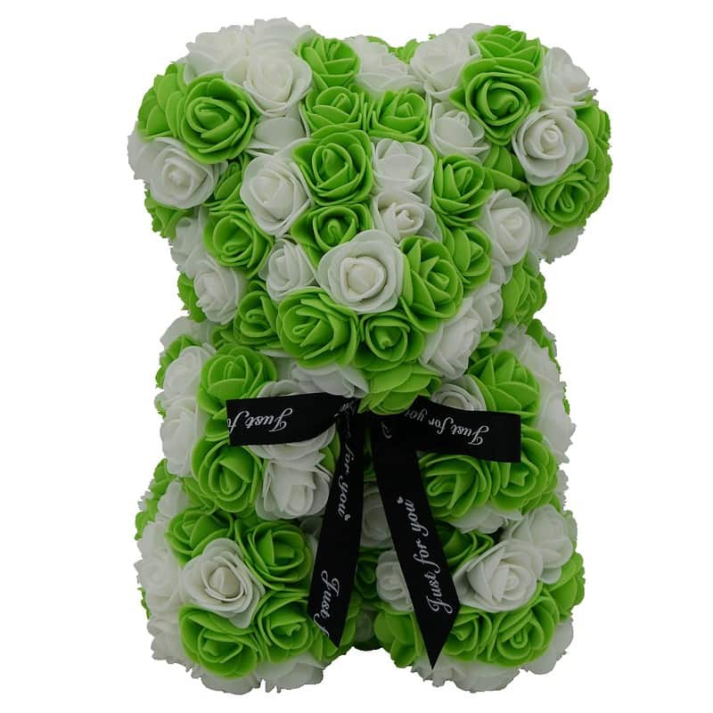 Ours Saint Valentin En Roses Éternel Couleur Orange – Image 14