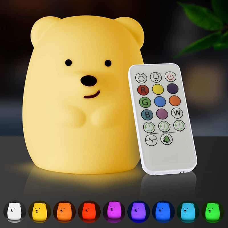 Veilleuse Ourson Avec Télécommande – Image 3