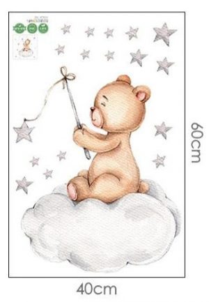 Stickers Ours Nuage