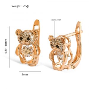 Boucle D'Oreille Ourson Magique