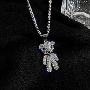 Pendentif Ourson Strass