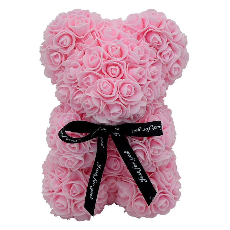 Ours Saint Valentin En Roses Éternel Couleur Orange – Image 18