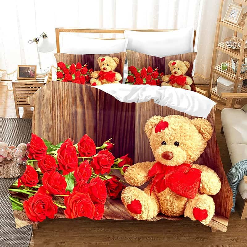 Housse De Couette Ours Amour - Modèle Au Choix – Image 3